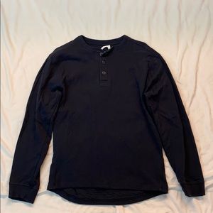 Mountain Khakis Navy Long Sleeve Henley Men Small